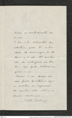 Nachlass Franz Steindachner, Visitenkarte von Miguel Calmondu Pin e Almeida an Franz Steindachner, Inv.Nr. 72.01, Seite 3